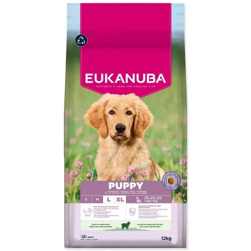 Krmivo EUKANUBA Puppy Large rich in lamb 12 kg