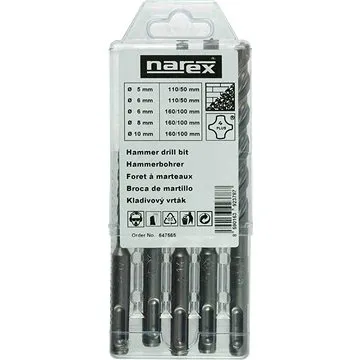 NAREX Súprava vrtákov 4 PLUS do betónu 5-dielna (647565)