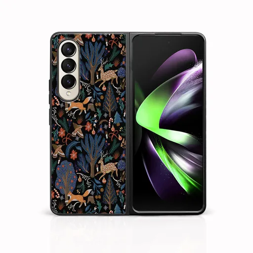 MY ART Kryt s vianočným dizajnom Samsung Galaxy Z Fold4 5G WINTER (071)