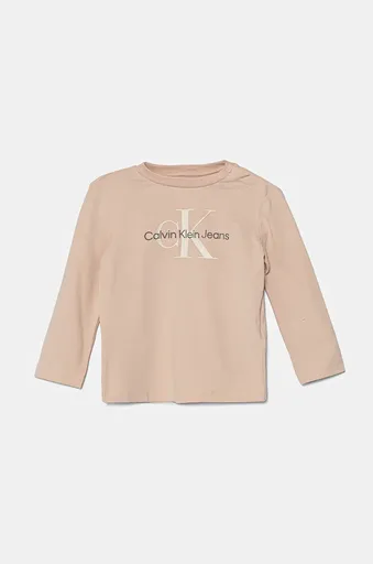 Detské tričko s dlhým rukávom Calvin Klein Jeans