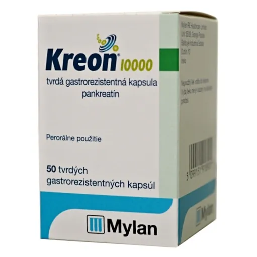 KREON 10000 150 mg 50 kapsúl