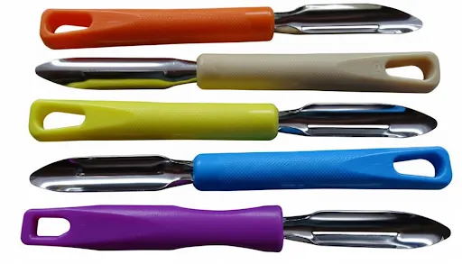 MAKRO - Škrabka na zemiaky nerez a plast, rôzne farby