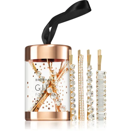 BrushArt Gift for You Rhinestone bobby pins sponky do vlasov 4 ks