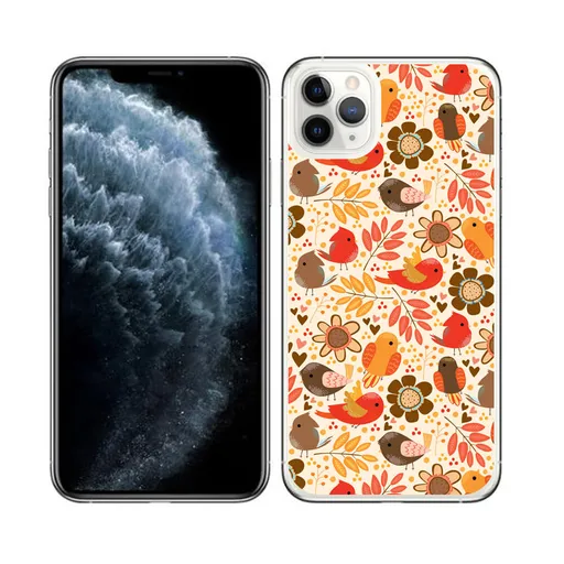PROTEMIO MY ART Ochranný obal Apple iPhone 11 Pro Max BIRDS (004)
