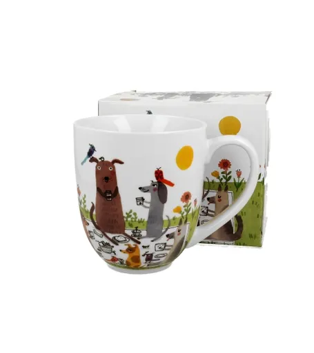 DUO - Hrnček 1000ml XXL, 18 x 13,8 x 12cm, porcelán Dog World