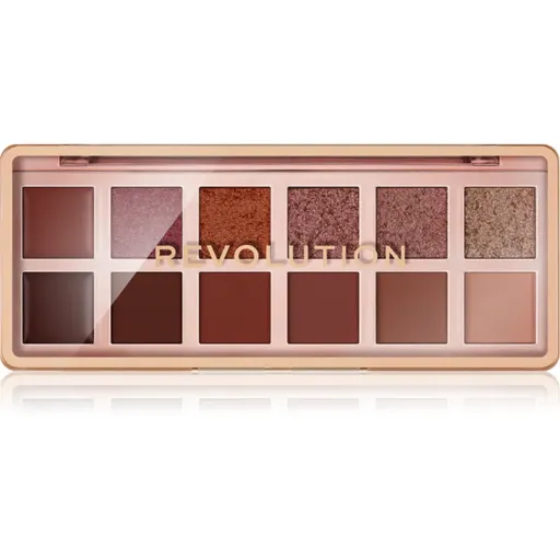 Makeup Revolution The Icon Palette paletka očných tieňov odtieň The True Icon Bronze Palette 12x0.7 g