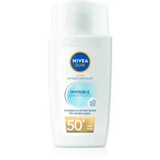 NIVEA SUN Invisible Daily Fluid ľahký ochranný fluid SPF 50+ 40 ml