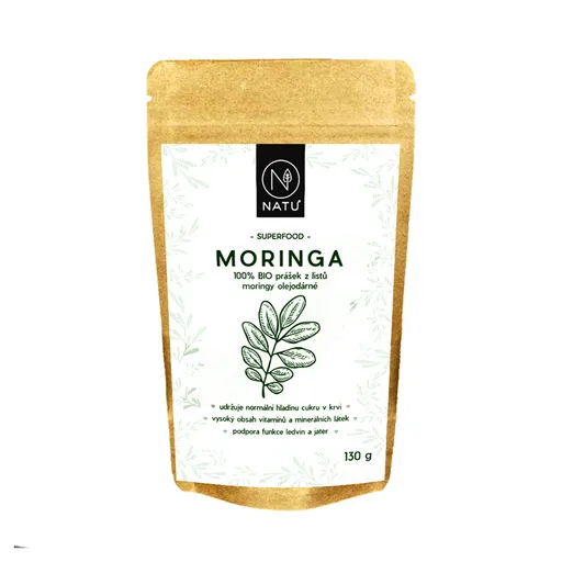 NATU Moringa prášok 130 g BIO