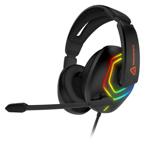 CONNECT IT BIOHAZARD herné slúchadlá s mikrofónom, single Jack+USB, adaptér 2x Jack, ČIERNA