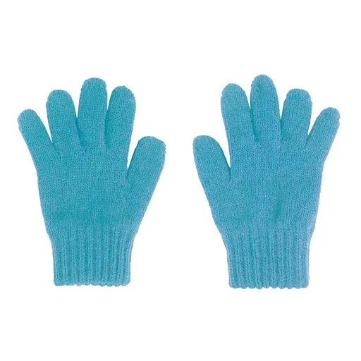 Bontis Pletené detské rukavice 2–4 roky - Tyrkysová | 2-4 rokov