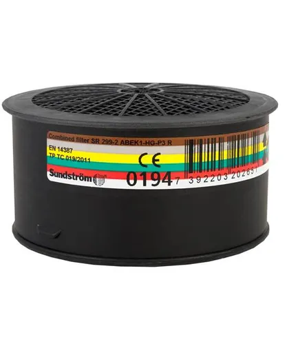 SUNDSTRÖM® SR 299-2 ABEK1HgP3 -pre polomasky a celotvárové masky H02-6512