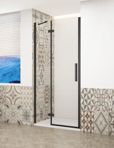 GELCO TRINITY BLACK dvere do niky ľavé, 800 číre sklo, GT1280CL-B GT1280CL-B