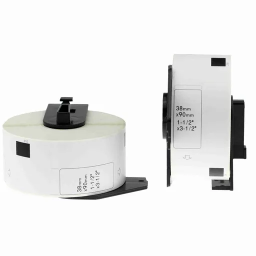 Brother DK-11208, 38mm x 90mm, kompatibilná role etikiet, 400 etiket