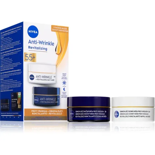 NIVEA Anti-Wrinkle Revitalizing výhodné balenie proti vráskam 55+