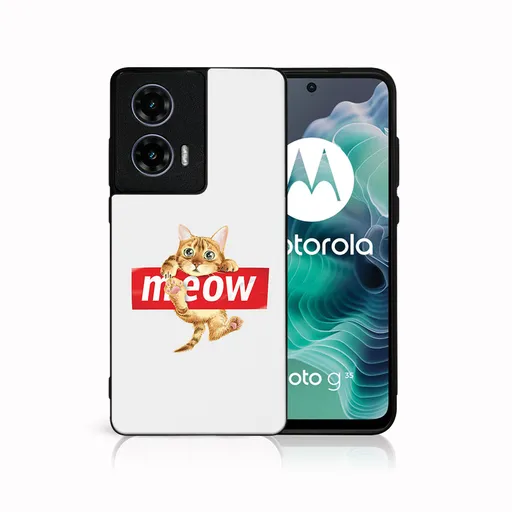 MY ART Ochranný kryt pre Motorola Moto G35 5G MEOW (183)