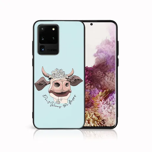 MY ART Ochranný kryt pre Samsung Galaxy S20 Ultra HAPPY COW (181)