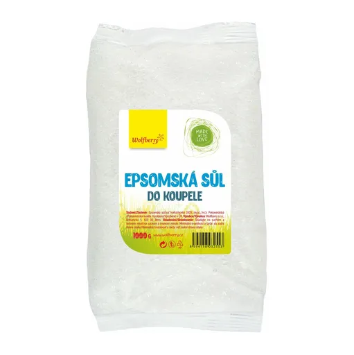 WOLFBERRY Epsomská soľ do kúpeľa 1000 g