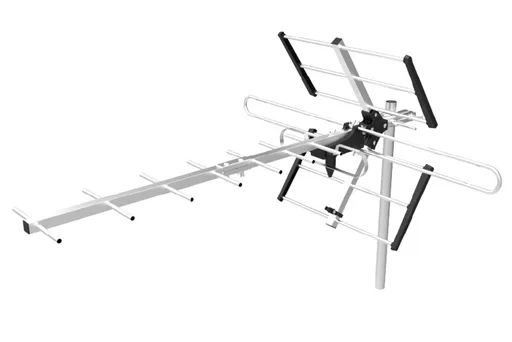EVOLVEO Flexi 1, pasívna vonkajšia DAB+/DVB-T2 anténa, filter LTE, 4G, 5G