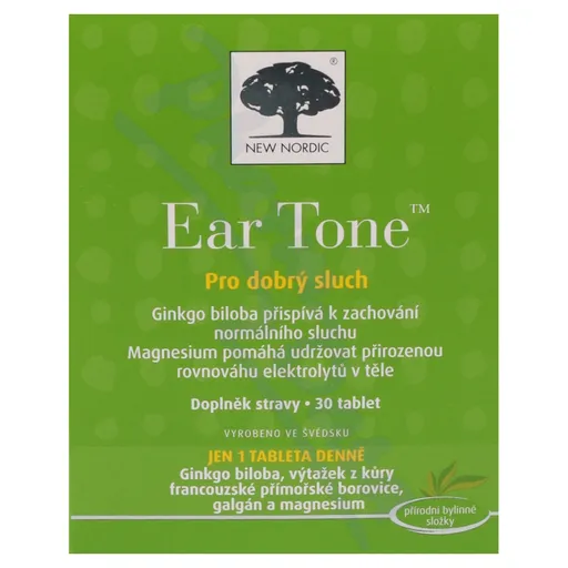 NEW NORDIC Ear Tone 30 tabliet