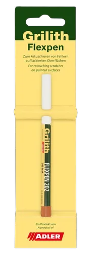 GRILITH FLEXPEN - Fixka na retušovanie drobných škrabancov a odretých plôch v interiéri (309 - teak, 1 ks)