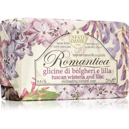 Nesti Dante Romantica Tuscan Wisteria & Lilac prírodné mydlo 250 g