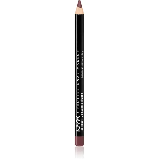 NYX Professional Makeup Slim Lip Pencil precízna ceruzka na pery odtieň 809 Mahogany 1 g