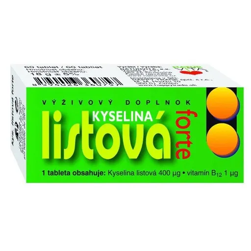 Naturvita Kyselina listová Forte 60 tabliet