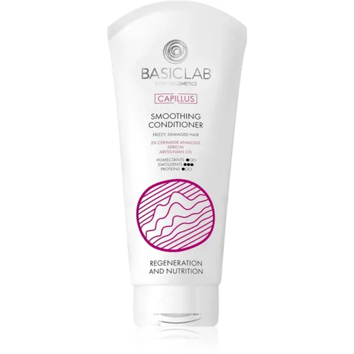 BasicLab Dermocosmetics Capillus uhladzujúci kondicionér pre nepoddajné a krepovité vlasy 100 ml