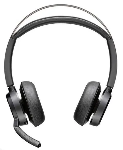 Poly Voyager Focus 2 MS Teams s nabíjacím stojanom, USB-A/C adaptér, stereo
