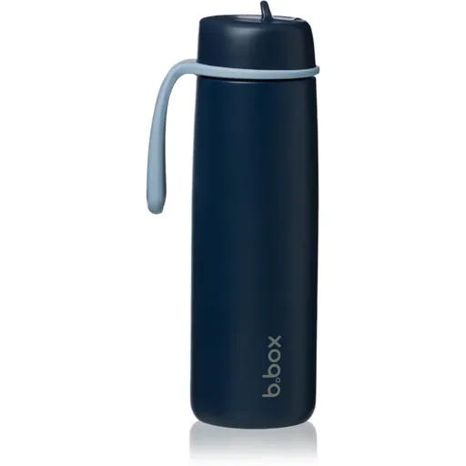 B.Box Stainless Steel Thermos Bottle termofľaša s rúrkou Midnight 690 ml