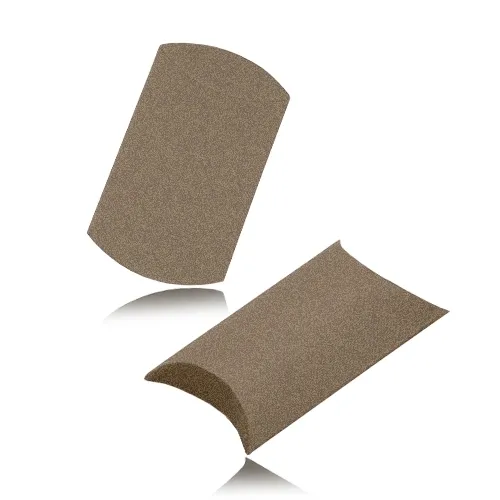 Tmavohnedá darčeková krabička s metalickým povrchom