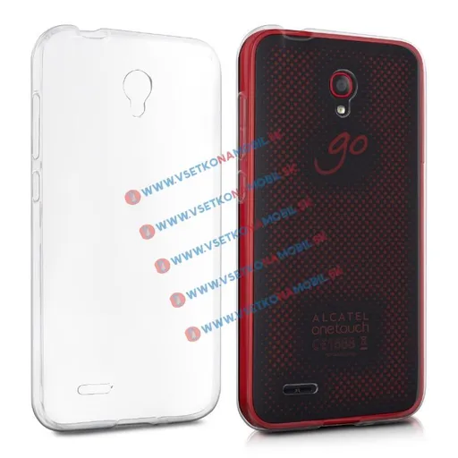 Silikónový obal Alcatel Onetouch GO Play priehľadný