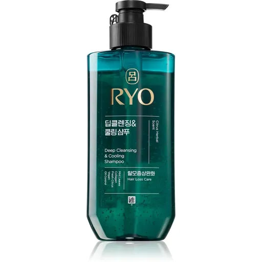 RYO Deep Cleansing & Cooling Shampoo hĺbkovo čistiaci šampón s chladivým účinkom 480 ml