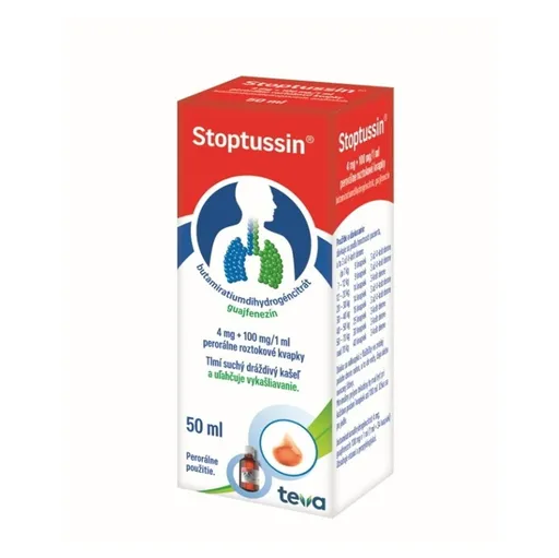 STOPTUSSIN perorálne roztokové kvapky 50 ml