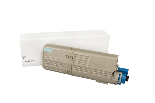 Kompatibilná tonerová náplň 46490607, 6000 listov pre tlačiarne Oki (Orink white box), azurová