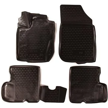 SIXTOL 3D Gumové koberce RENAULT Duster, 05/2015 ->, bez páky pre diaľkové otváranie nádrže (HBC10841)