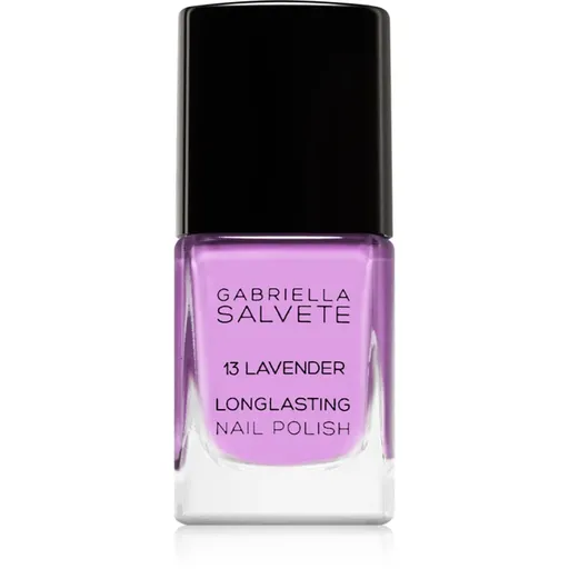 Gabriella Salvete Longlasting Enamel dlhotrvajúci lak na nechty s vysokým leskom odtieň 13 Lavender 11 ml