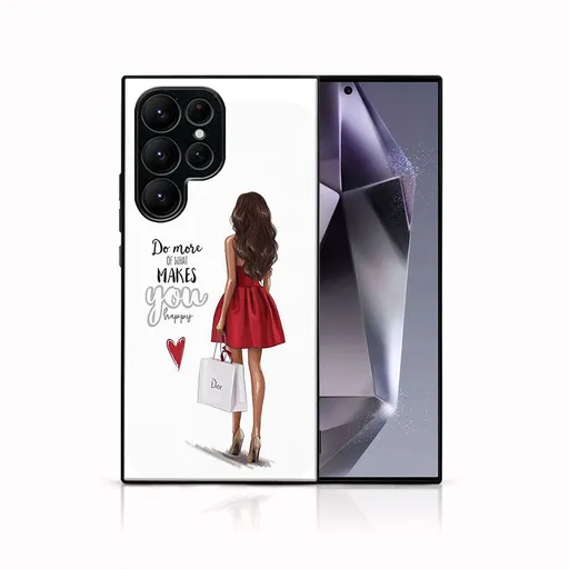 MY ART Ochranný kryt pre Samsung Galaxy S24 Ultra 5G RED DRESS (137)