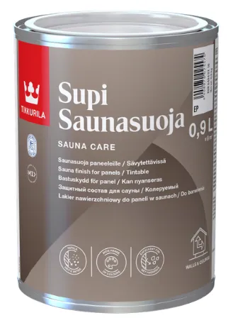 Supi Sauna Finish - lak na drevené steny a stropy sauny (zákazkové miešanie) 0,9 l tvt 3446 - redwood
