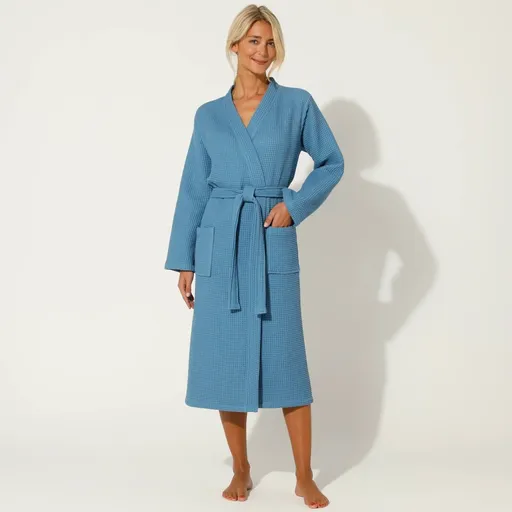 Unisex župan s voštinovým vzorom 230g/m2