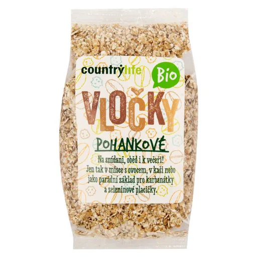 COUNTRY LIFE Vločky pohánkové 250 g BIO