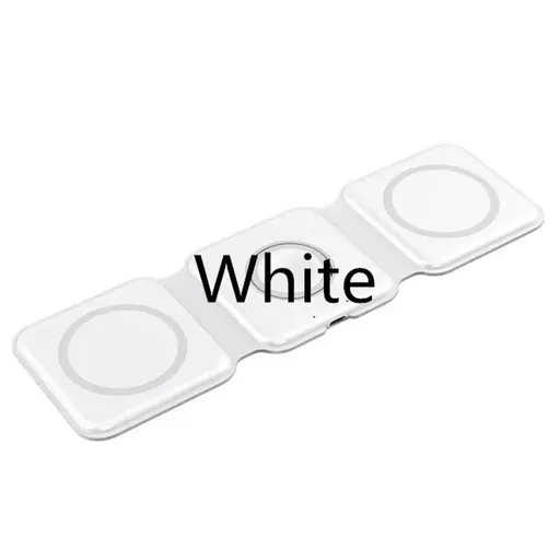 1stCOOL bezdrôtová prenosná QI nabíjačka 3v1, MagSafe, USB-C, biela