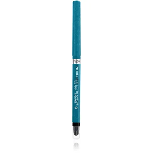 L’Oréal Paris Infaillible Grip 36h Gel Automatic Liner gélová ceruzka na oči s aplikátorom odtieň 07 Turquoise Faux Fur 0.4 g