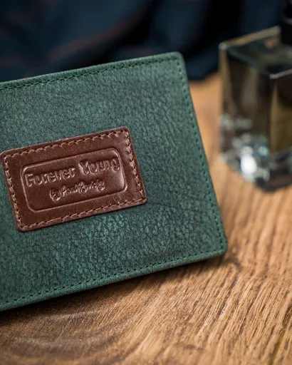Krásna, farebná, kožená pánska peňaženka - Forever Young®