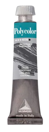 MAIMERI POLYCOLOR - Jemné vinylové farby 408 - turquoise blue, 20 ml