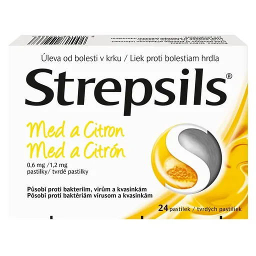 STREPSILS Med a Citrón 24 pastiliek