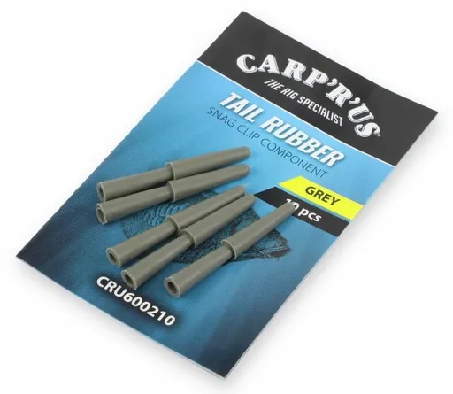 Carp´r´us prevleky tail rubbers 10 ks - grey limitovaná edícia