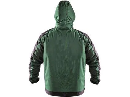Bunda CXS IRVINE, zimná, pánska, zeleno-čierna, veľ. 3XL