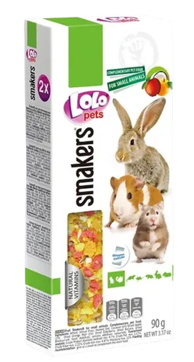 LOLOPETS ovocná tyčinka pre králiky a hlodavce 2ks/90g