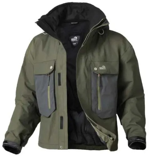 Geoff anderson nepromokavá bunda ws light zelená - m